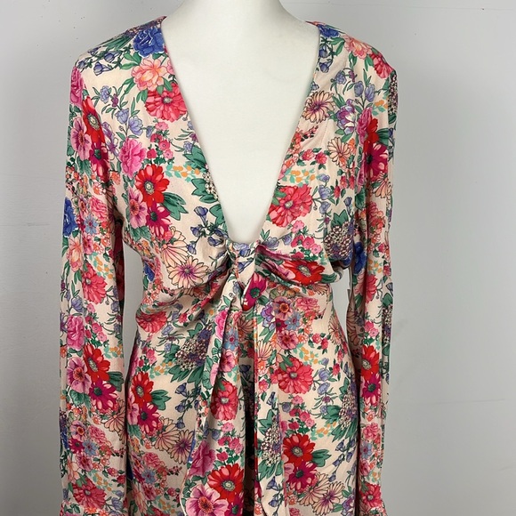 NWT FAVORITE DAUGHTER- THE BARELY HOLDING IT TOGETHER MINI DRESS - Picture 3 of 7